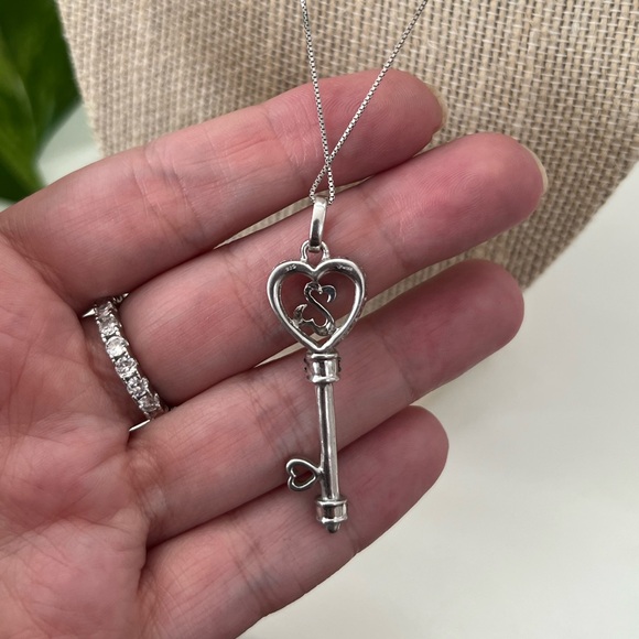 People’s Jewellers Diamond Pendant Necklace, 925 Sterling Silver - Picture 7 of 14